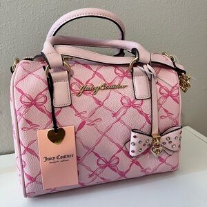 Juicy Couture Pink Bow Satchel